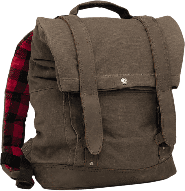 BURLY BRAND 3517-0414 Roll Top Backpack - Dark Oak — image 1 of 2