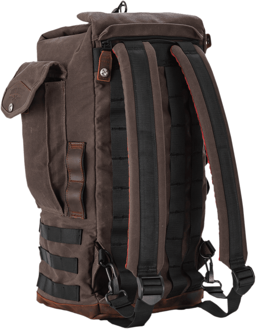 BURLY BRAND 3517-0453 Sissy Bar Backpack - Dark Oak