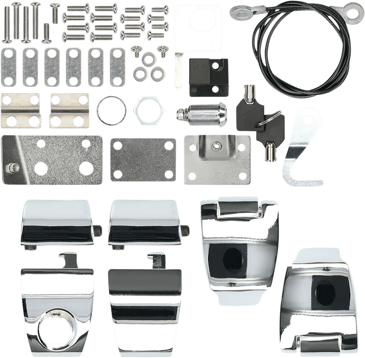 SADDLE TRAMP 3550-0319 Latch Kit with Hardware - FL/FX