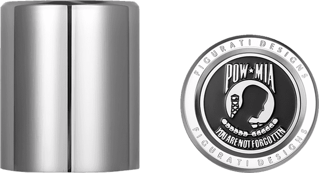 FIGURATI DESIGNS 3550-0337 Docking Covers - POW MIA - Short - Silver — image 1 of 3