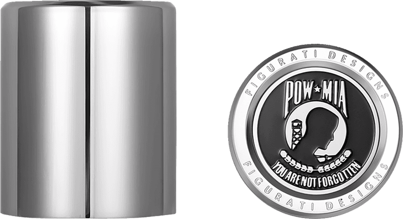 FIGURATI DESIGNS 3550-0337 Docking Covers - POW MIA - Short - Silver — image 1 of 3