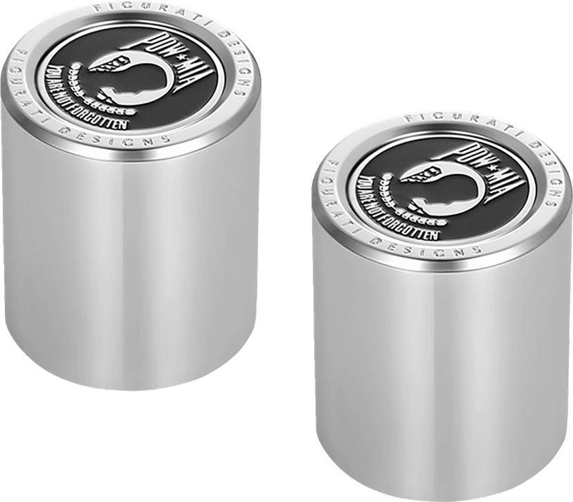 FIGURATI DESIGNS 3550-0337 Docking Covers - POW MIA - Short - Silver — image 3 of 3