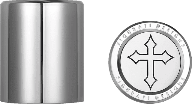 FIGURATI DESIGNS 3550-0359 Docking Covers - Cross - Silver — image 2 of 3