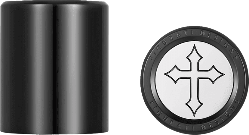 FIGURATI DESIGNS 3550-0360 Docking Covers - Cross Black — image 3 of 3