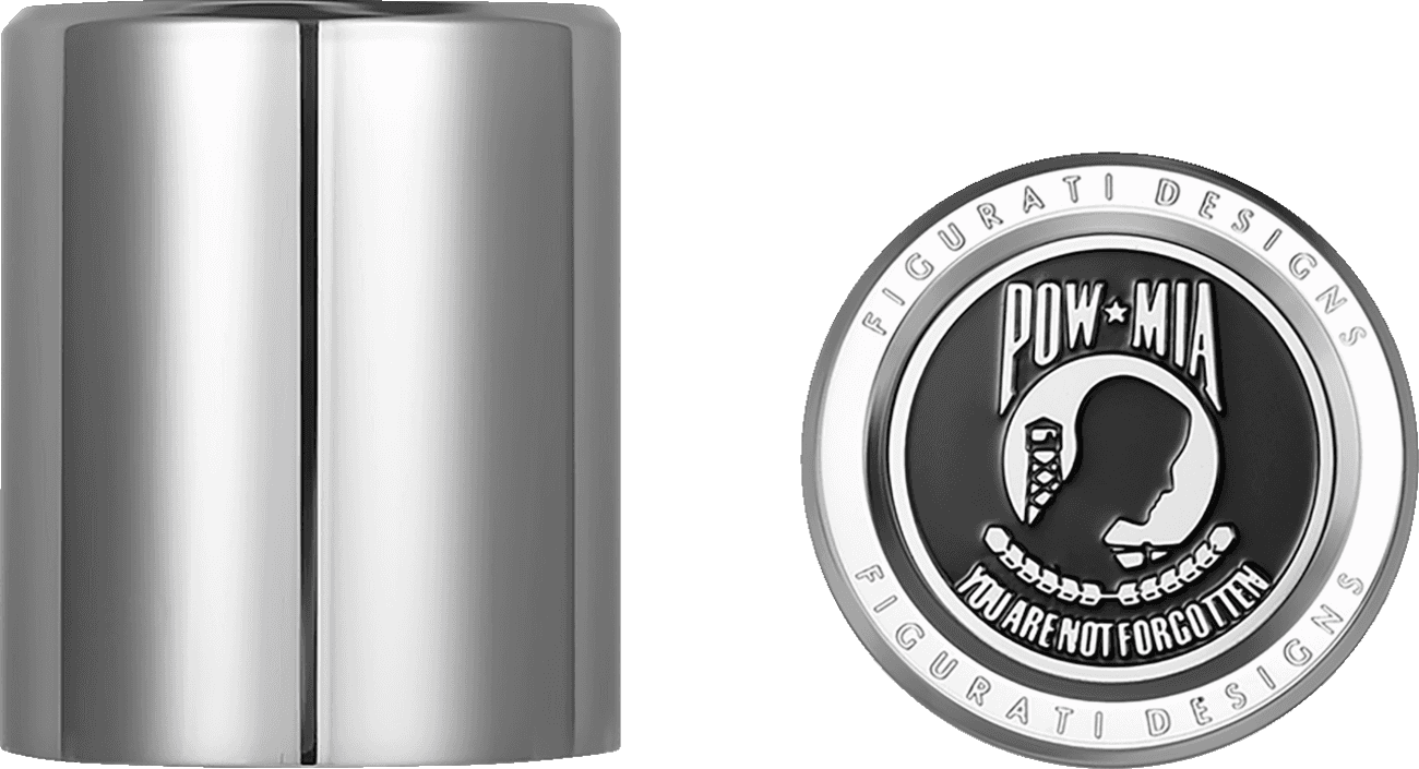 FIGURATI DESIGNS 3550-0361 Docking Covers - POW MIA - Medium - Silver