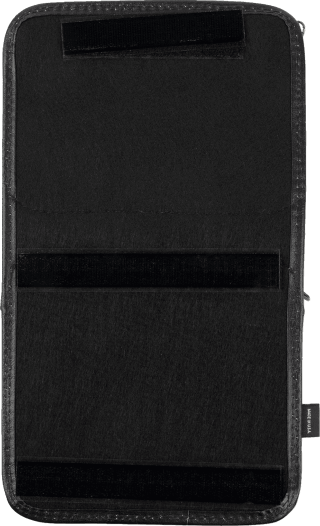 SHOW CHROME 3550-0405 Kaliber Dash Pouch - Black with Red Zipper — image 3 of 3