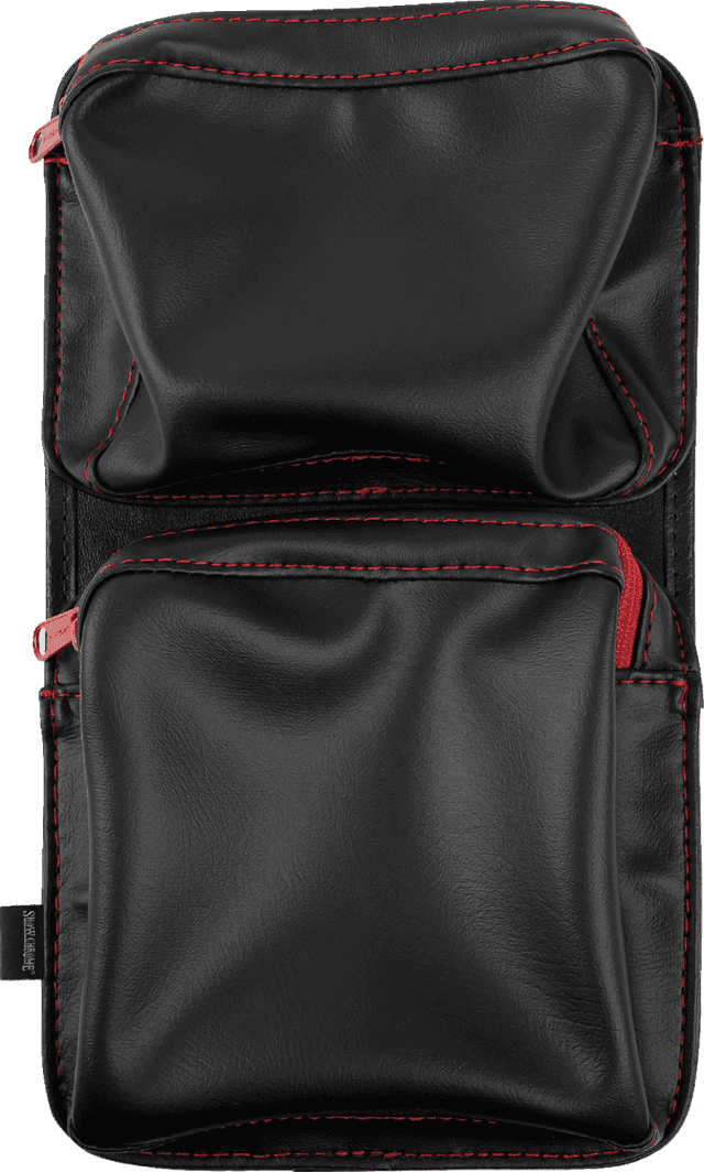SHOW CHROME 3550-0405 Kaliber Dash Pouch - Black with Red Zipper — image 2 of 3
