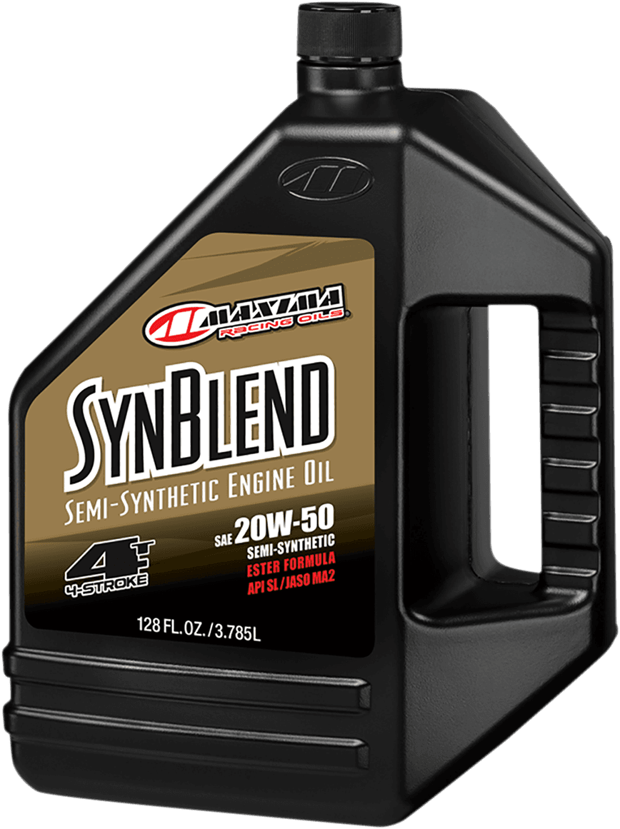 MAXIMA RACING OIL 359128B SynBlend Semi-Synthetic Oil - 20W-50 - 1 U.S. gal.