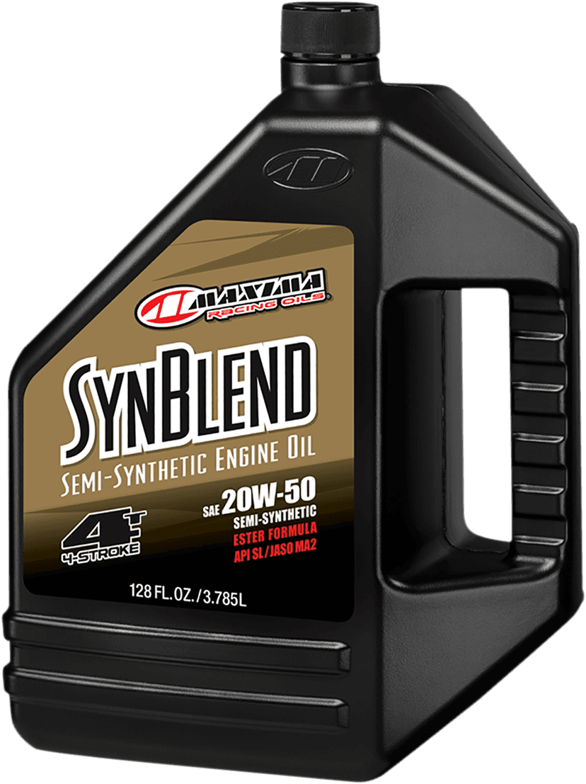 MAXIMA RACING OIL 359128B SynBlend Semi-Synthetic Oil - 20W-50 - 1 U.S. gal.