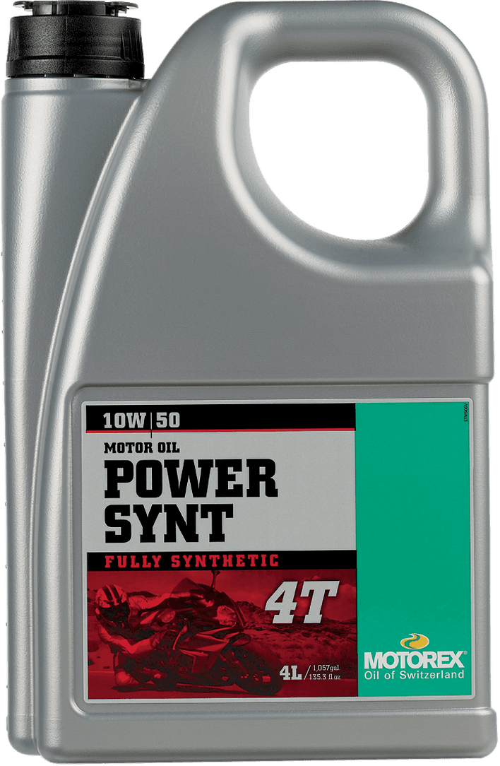 MOTOREX 3601-0007 Power Synt 4T Engine Oil - 10W-50 - 4L