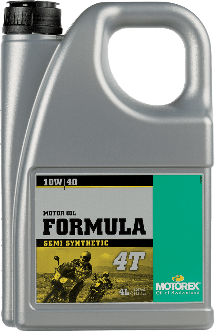 MOTOREX 3601-0018 Formula Synthetic Blend 4T Engine Oil - 10W-40 - 4L