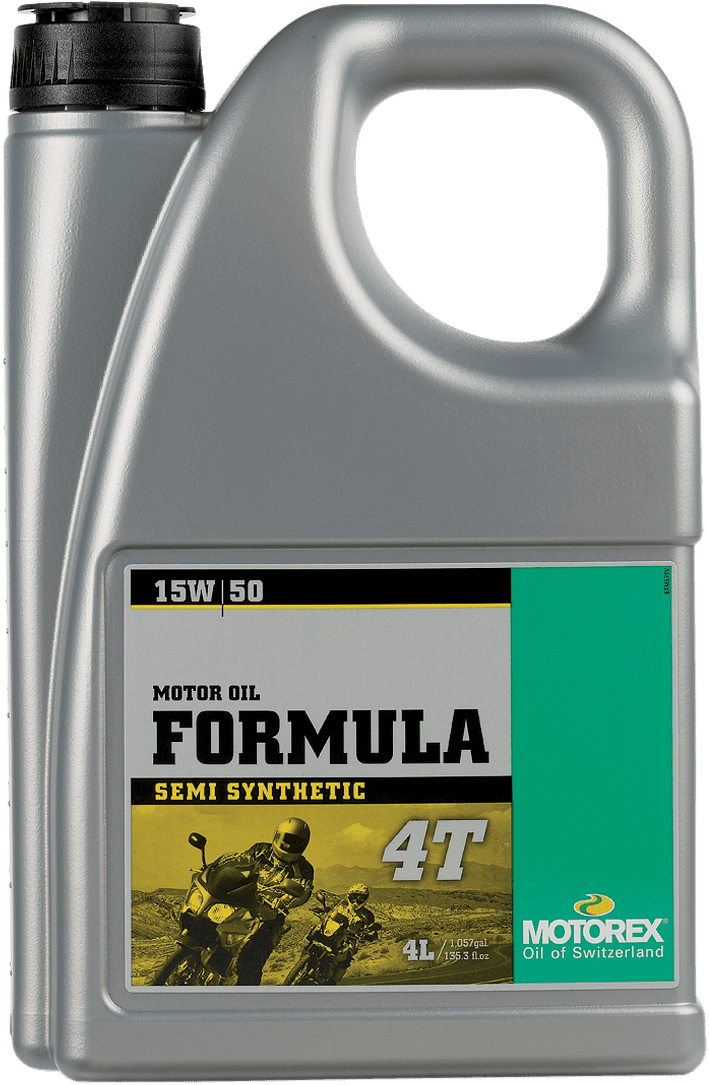 MOTOREX 3601-0020 Formula Synthetic Blend 4T Engine Oil - 15W-50 - 4L