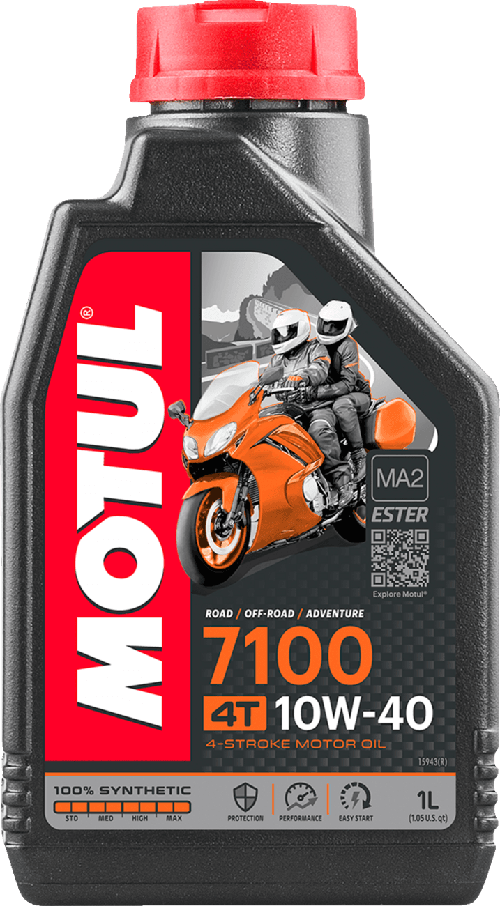 MOTUL 3601-0064 7100 4T Synthetic Oil - 10W-40 - 1L