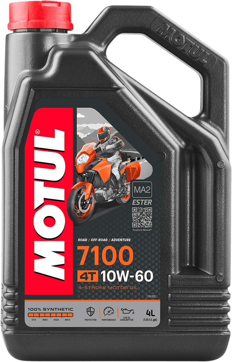 MOTUL 3601-0139 7100 4T Synthetic Oil - 10W-60 - 4L