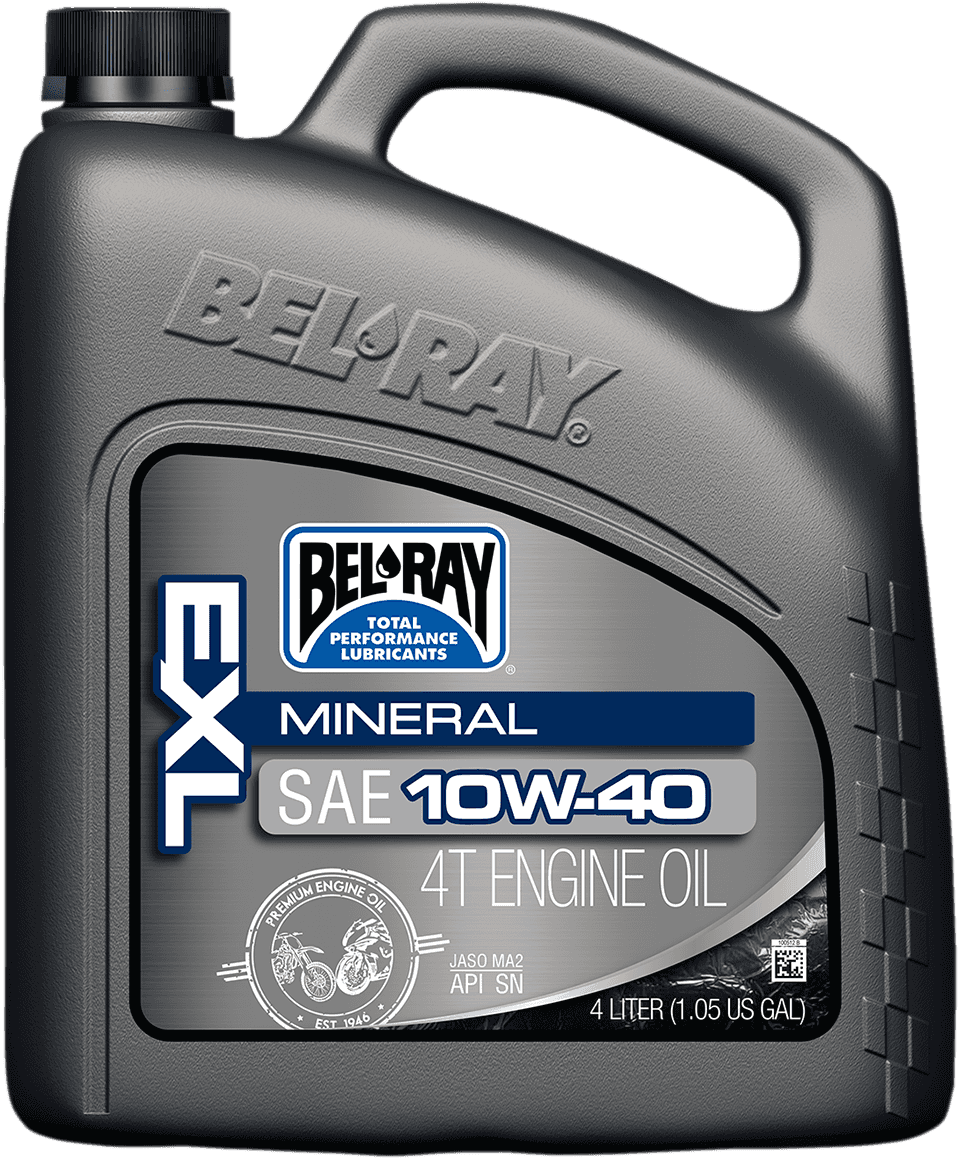 BEL-RAY 3601-0148 EXL 4T Mineral Oil - 10W-40 - 4L