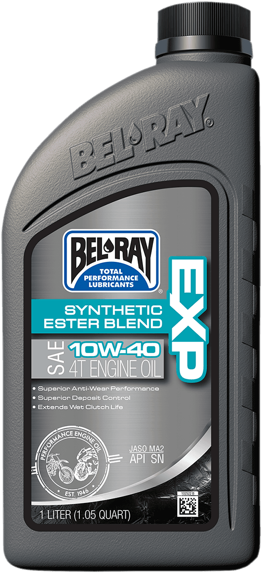 BEL-RAY 3601-0152 EXP Synthetic Blend 4T Oil - 10W-40 - 1L