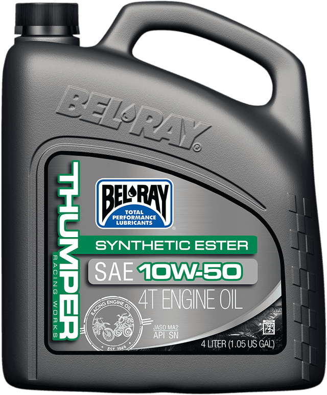 BEL-RAY 3601-0168 Thumper Synthetic Oil - 10W-50 - 4L
