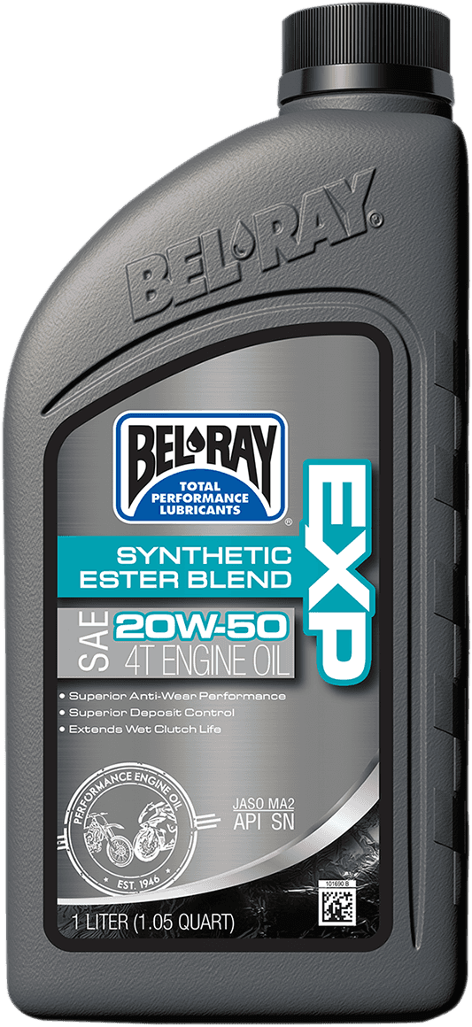 BEL-RAY 3601-0194 EXP Synthetic Blend 4T Oil - 20W-50 - 1L