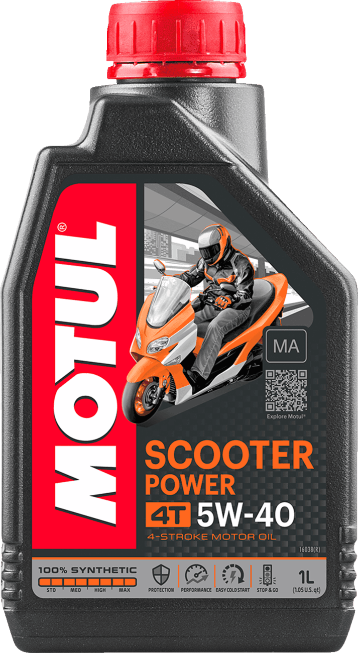 MOTUL 3601-0208 Scooter Power 4T Oil - 5W-40 - 1L