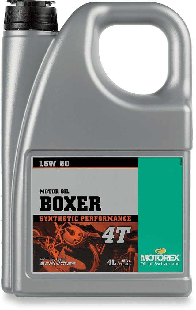 MOTOREX 3601-0256 4T Boxer Oil - 15W-50 - 4L