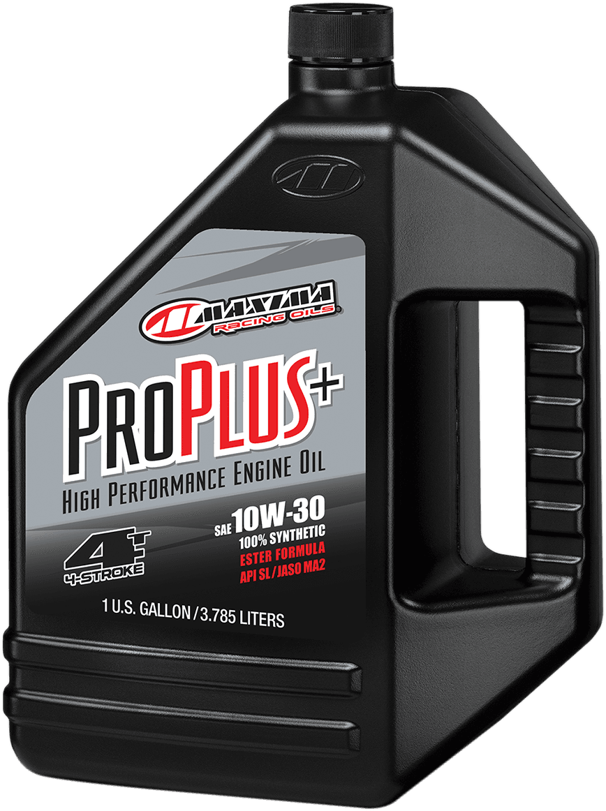 MAXIMA RACING OIL 3601-0268 Pro Plus+ 4T Oil - 10W-30 - 1 U.S. gal