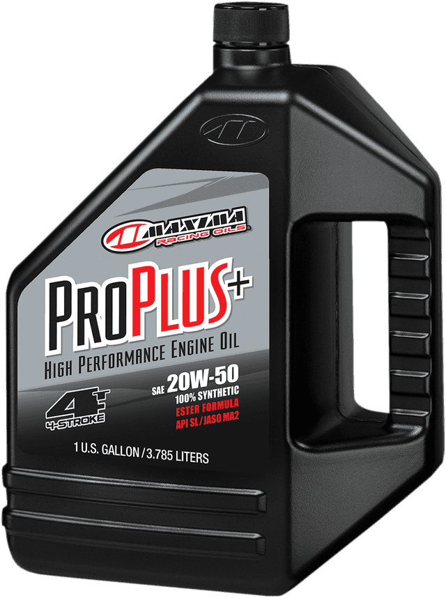 MAXIMA RACING OIL 3601-0272 Pro Plus+ 4T Oil - 20W-50 - 1 U.S. gal.