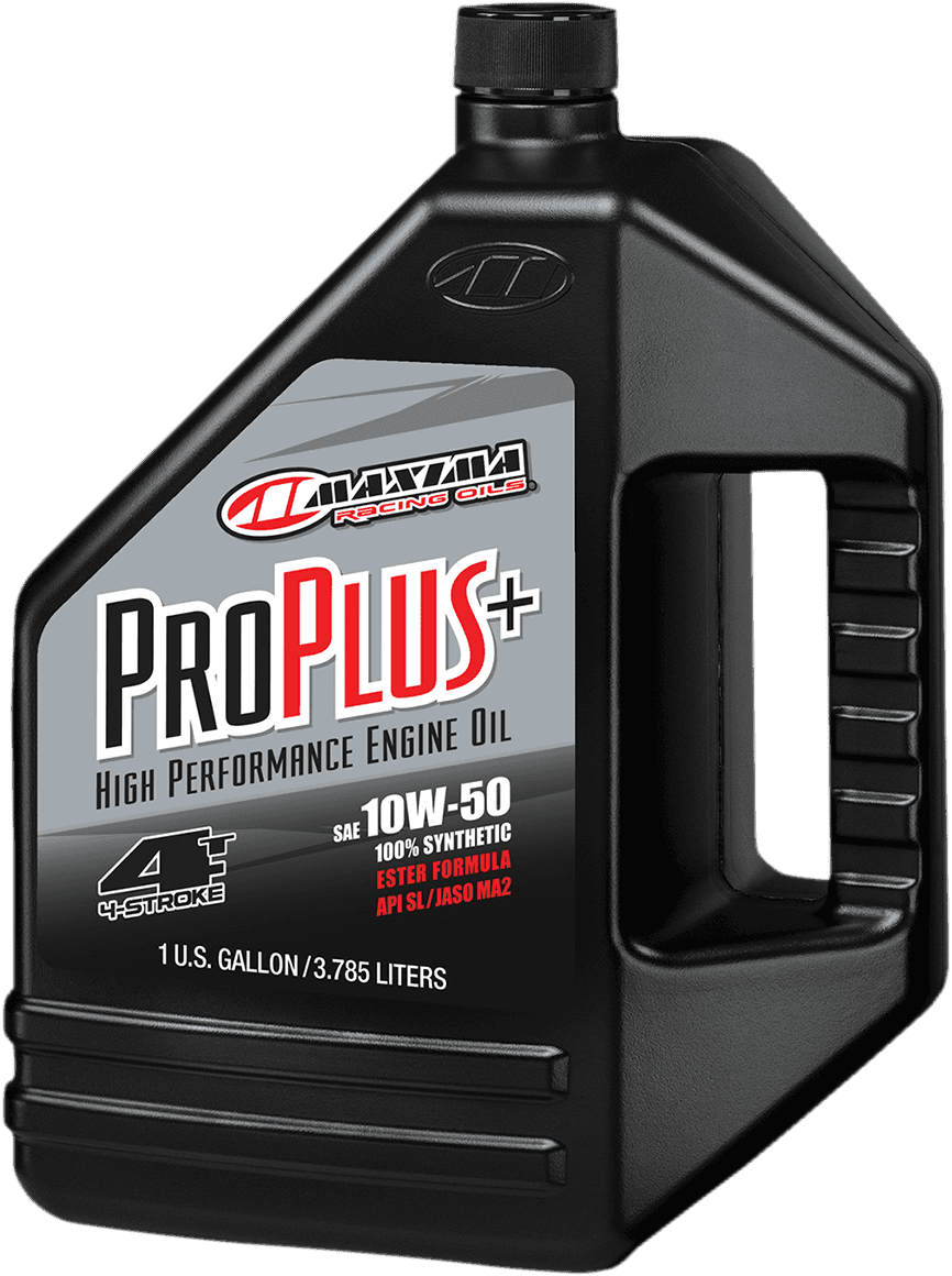 MAXIMA RACING OIL 3601-0315 Pro Plus+ 4T Oil - 10W-50 - 1 U.S. gal.
