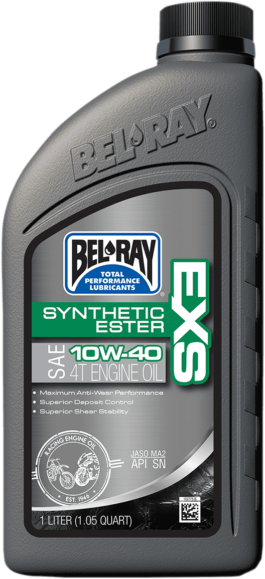 BEL-RAY 3601-0332 EXS Synthetic 4T Oil - 10W-40 - 1L
