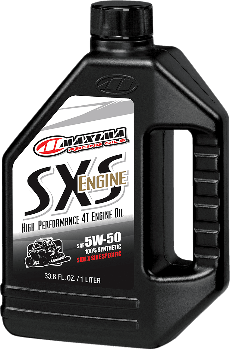 MAXIMA RACING OIL 3601-0348 SXS UTV Synthetic 4T Oil - 5W-50 - 1L — image 1 of 3