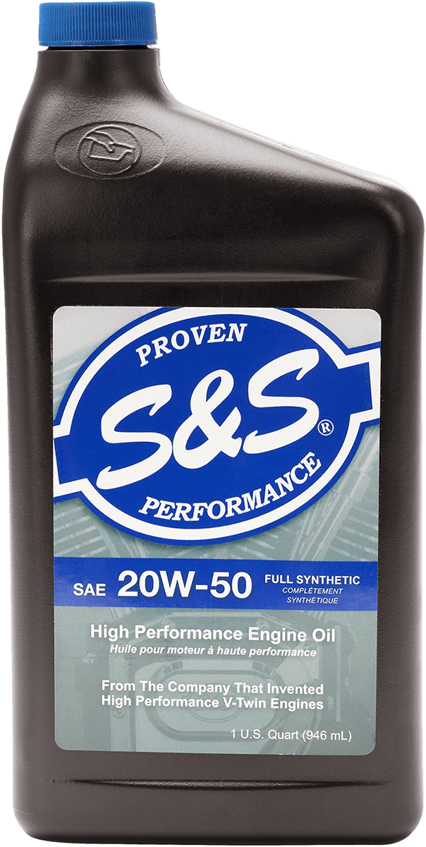 S&S CYCLE 3601-0407 Synthetic Oil 20W-50 - 1 U.S. quart