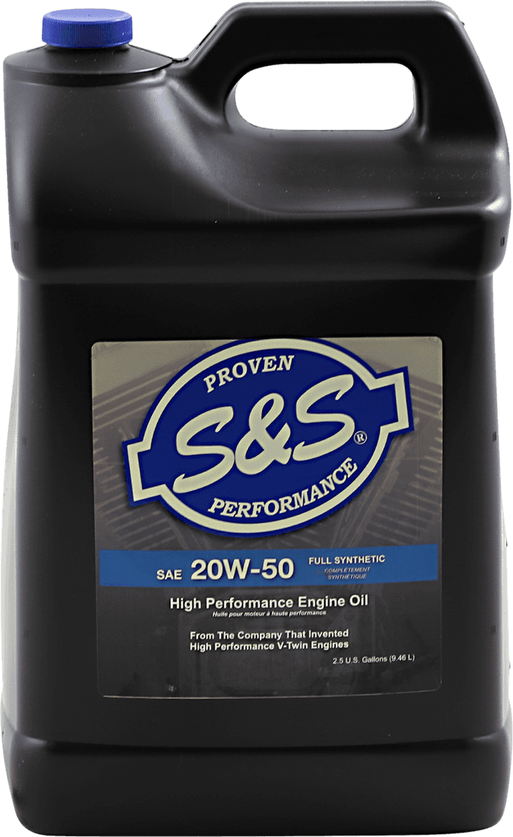 S&S CYCLE 3601-0408 Synthetic Oil 20W-50 - 2.5 U.S. gal.