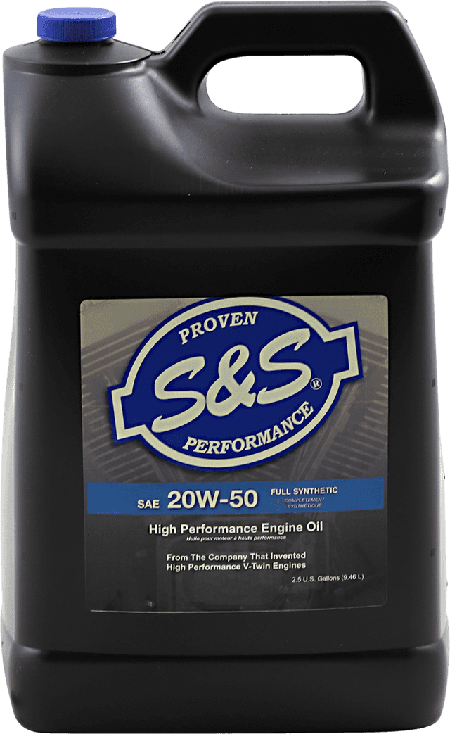 S&S CYCLE 3601-0408 Synthetic Oil 20W-50 - 2.5 U.S. gal.
