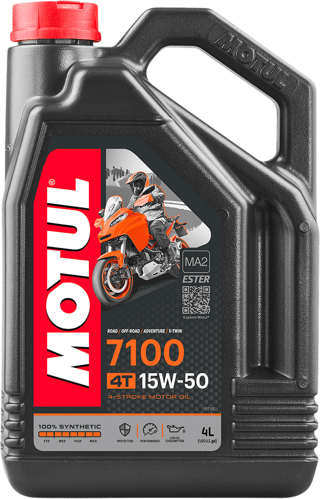 MOTUL 3601-0623 7100 4T Synthetic Oil - 15W-50 - 4L