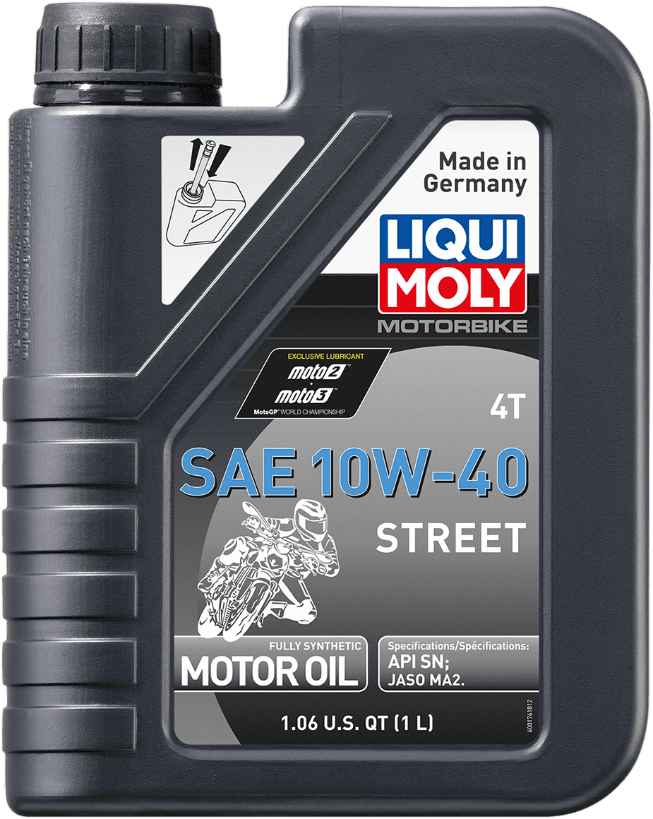LIQUI MOLY 3601-0690 Street 4T Oil - 10W-40 - 1 liter