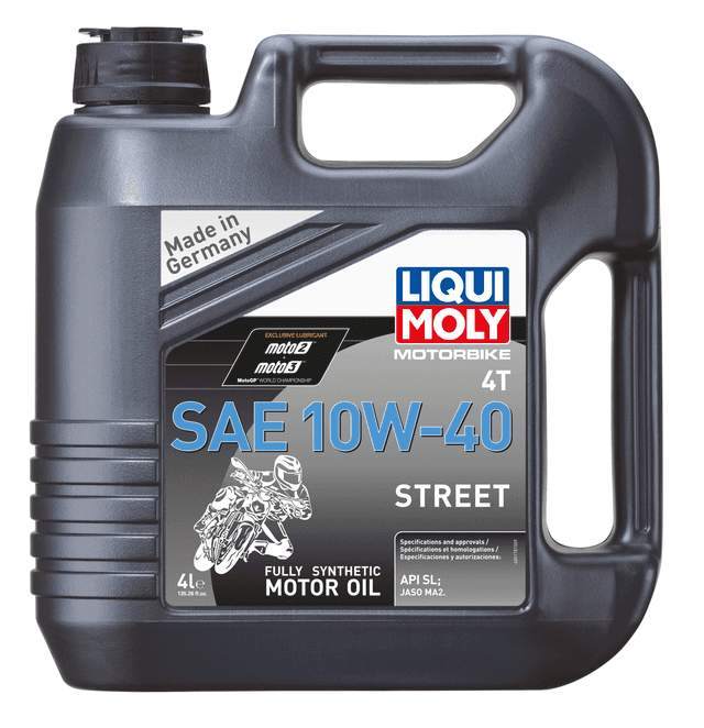 LIQUI MOLY 3601-0691 Street 4T Oil - 10W-40 - 4 liter