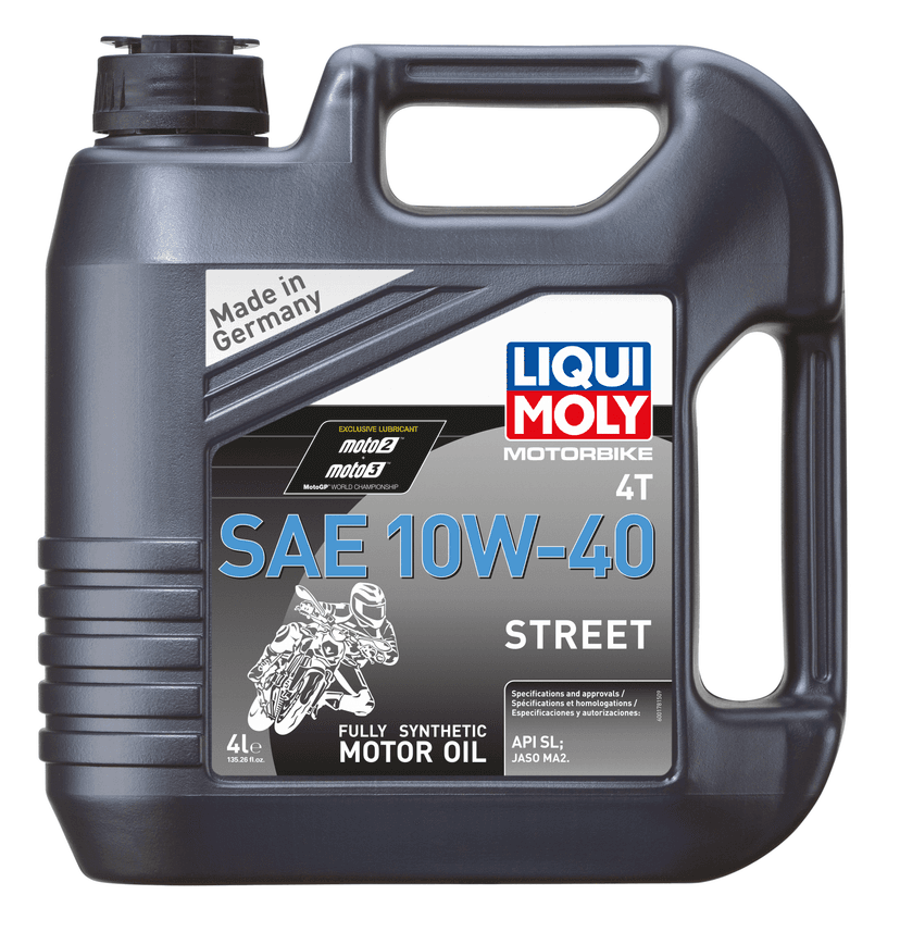 LIQUI MOLY 3601-0691 Street 4T Oil - 10W-40 - 4 liter