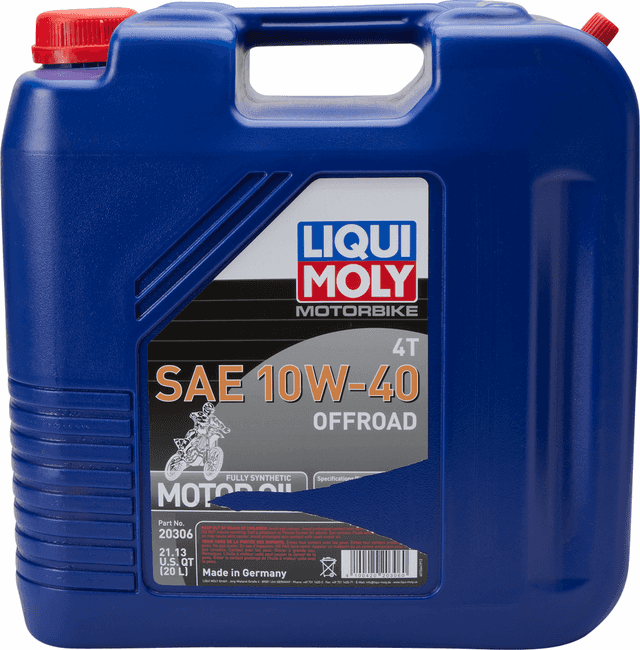 LIQUI MOLY 3601-0702 Offroad 4T Oil - 10W-40 - 20L