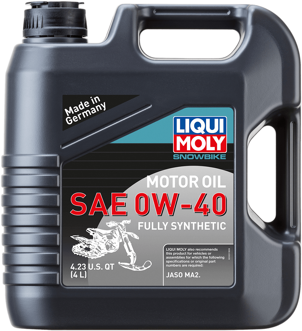 LIQUI MOLY 3601-0710 Snowbike Synthetic Oil - 0W-40 - 4L