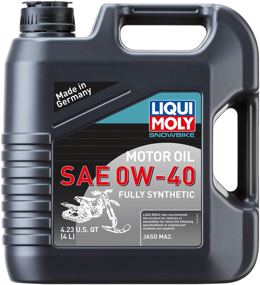 LIQUI MOLY 3601-0710 Snowbike Synthetic Oil - 0W-40 - 4L