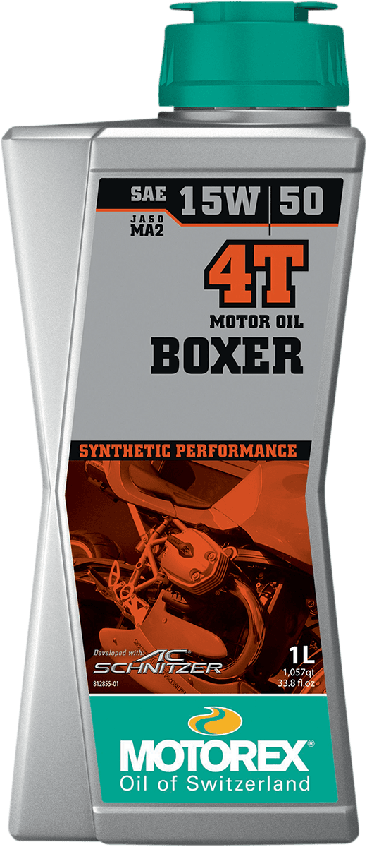 MOTOREX 3601-0754 4T Boxer Oil - 15W-50 - 1L