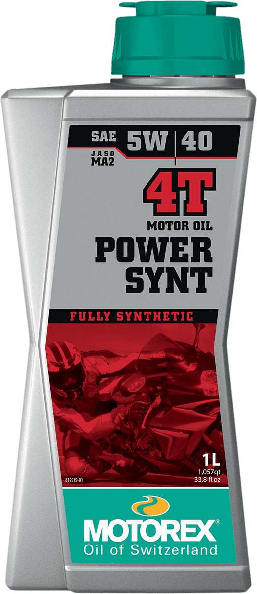 MOTOREX 3601-0759 Power Synt 4T Engine Oil - 5W-40 - 1L