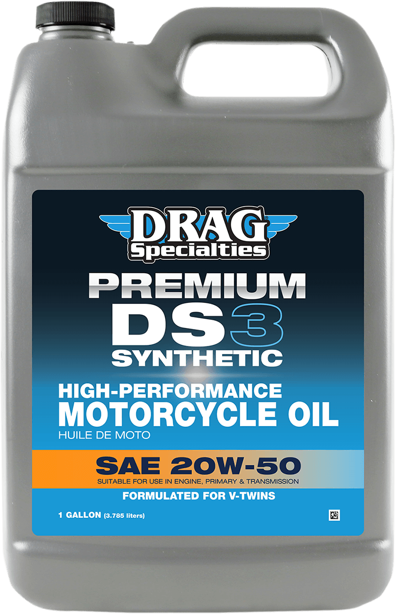 DRAG SPECIALTIES OIL 3601-0771 DS3 Synthetic Engine Oil - 20W-50 - 1 US gallon