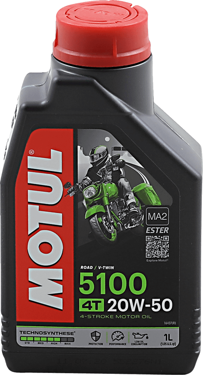 MOTUL 3601-0796 5100 4T Synthetic Blend Oil - 20W-50 - 1L