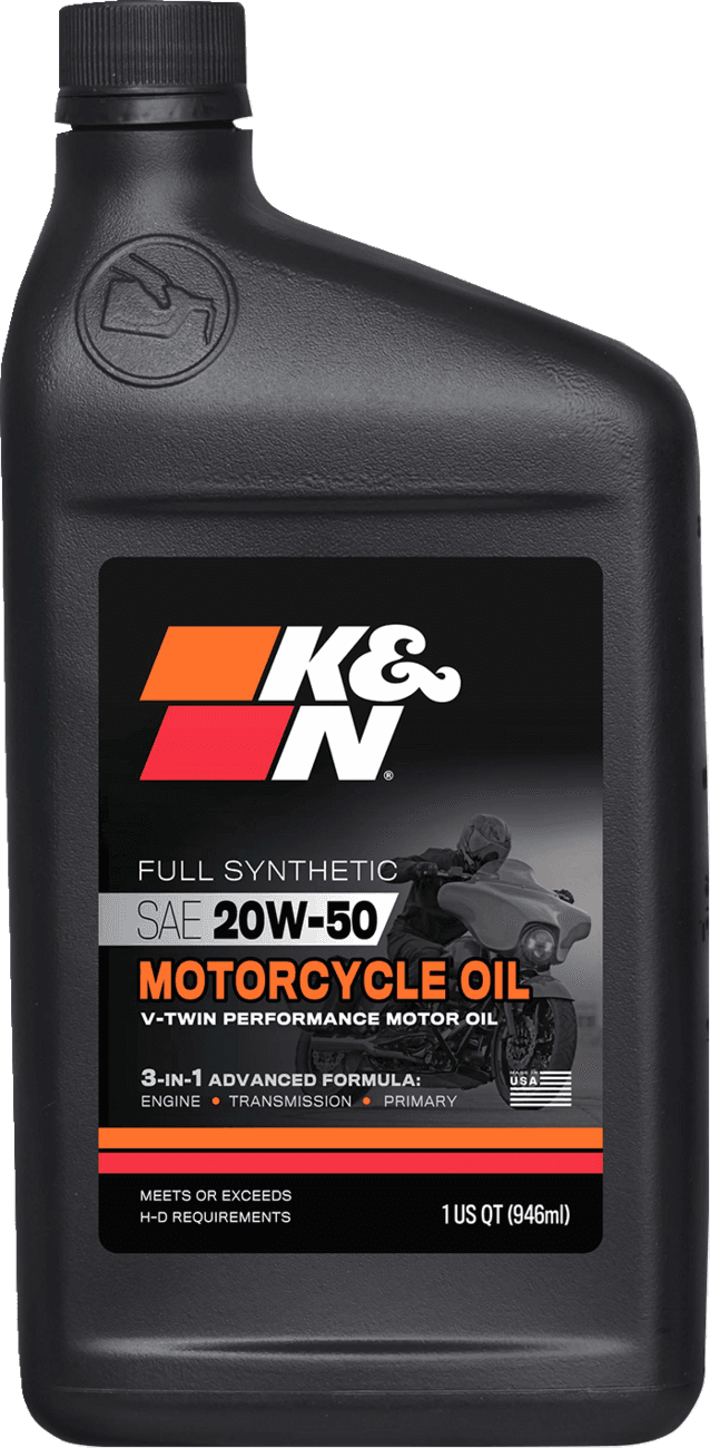 K & N 3601-0839 Synthetic Engine Oil - 20W50 - 1 U.S. quart