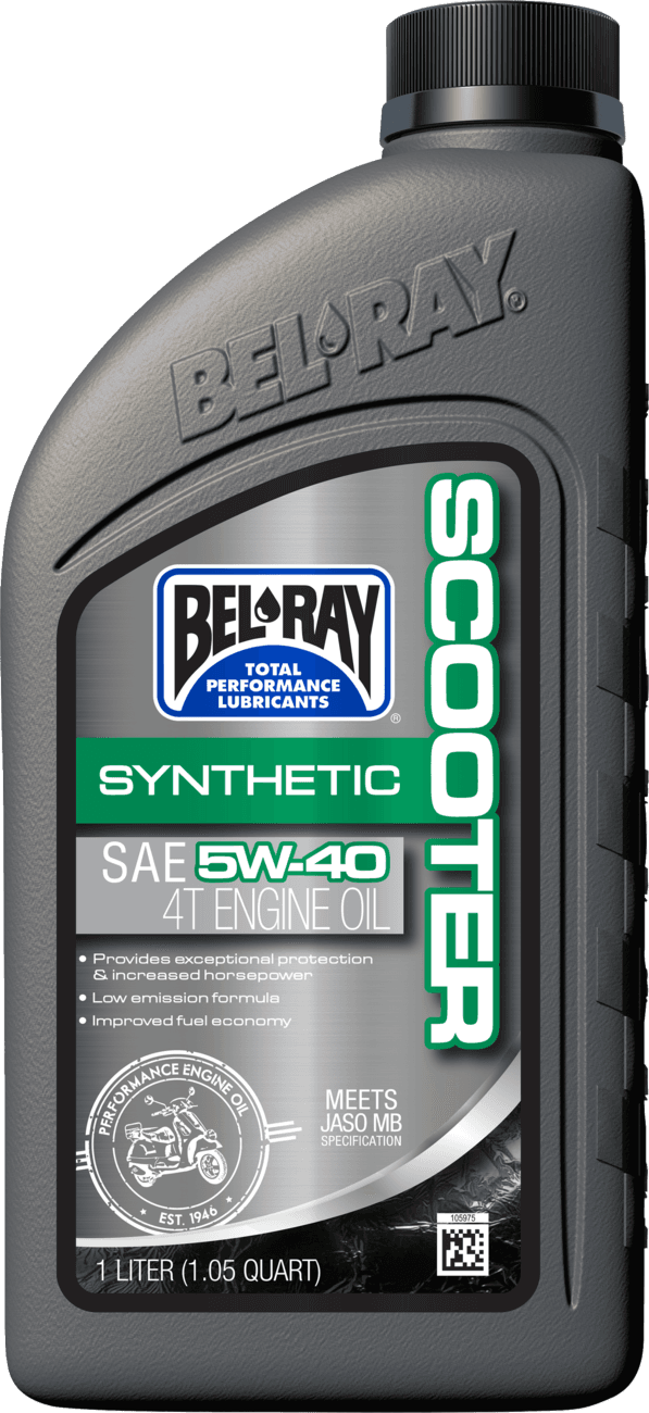 BEL-RAY 3601-0914 Full Synthetic Scooter Oil - 5W40 - 1 L