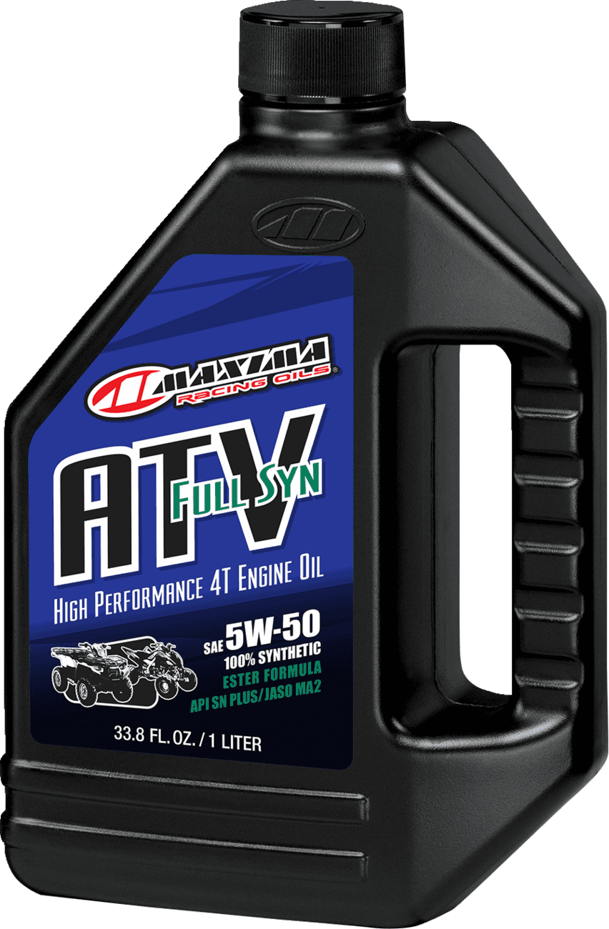 MAXIMA RACING OIL 3601-0924 ATV Full Synthetic Engine Oil - 5W-50 - Liter