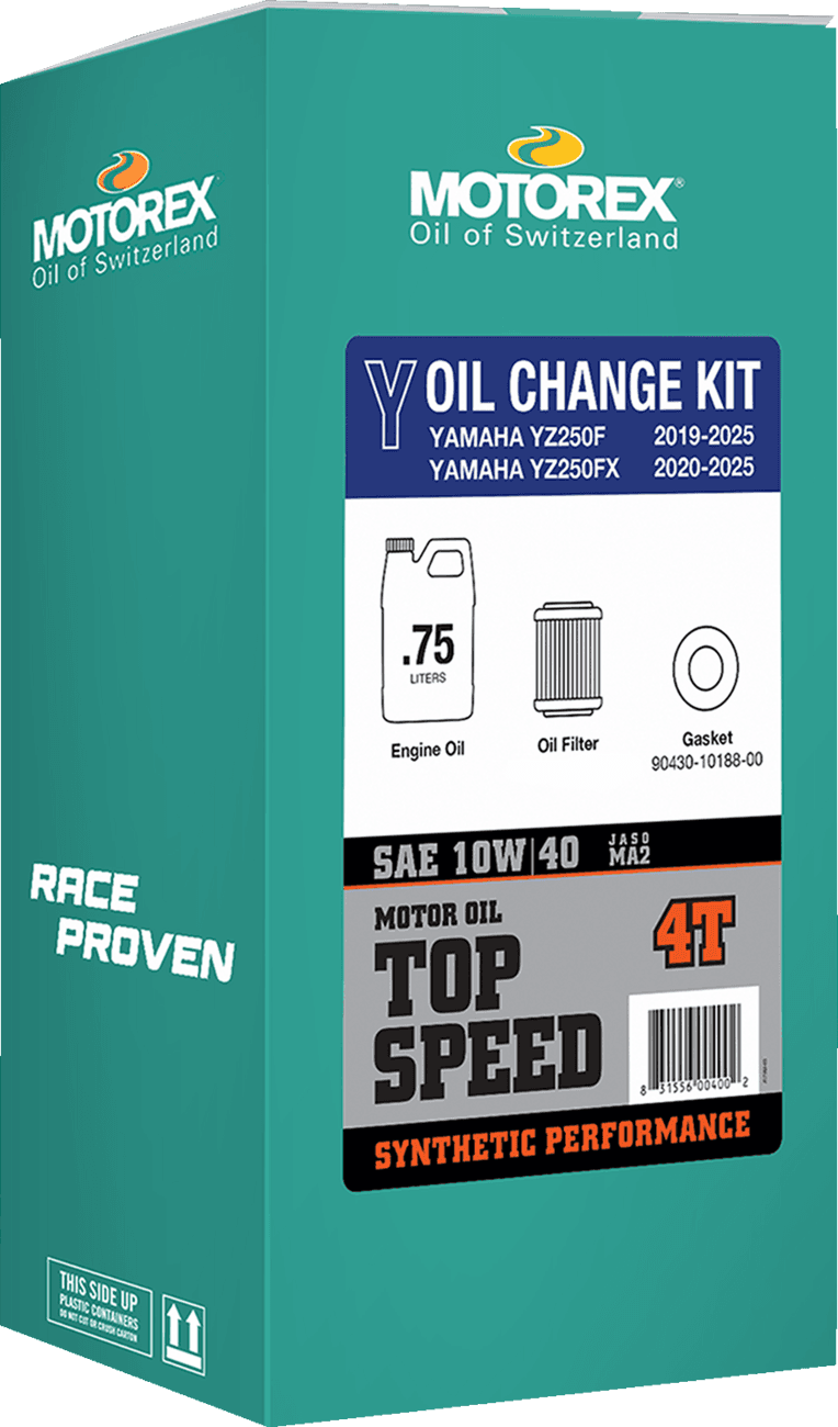 MOTOREX 3601-0941 Oil Change Kit - Yamaha YZ 250 - 10W-40
