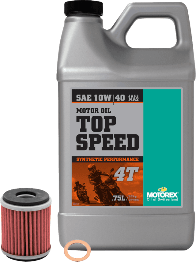 MOTOREX 3601-0941 Oil Change Kit - Yamaha YZ 250 - 10W-40 — image 2 of 2