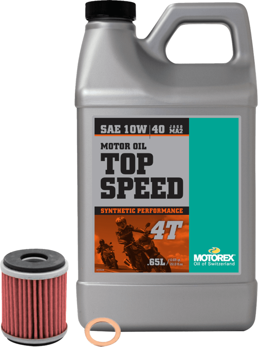 MOTOREX 3601-0942 Oil Change Kit - Yamaha YZ 450 - 10W-40 — image 2 of 2