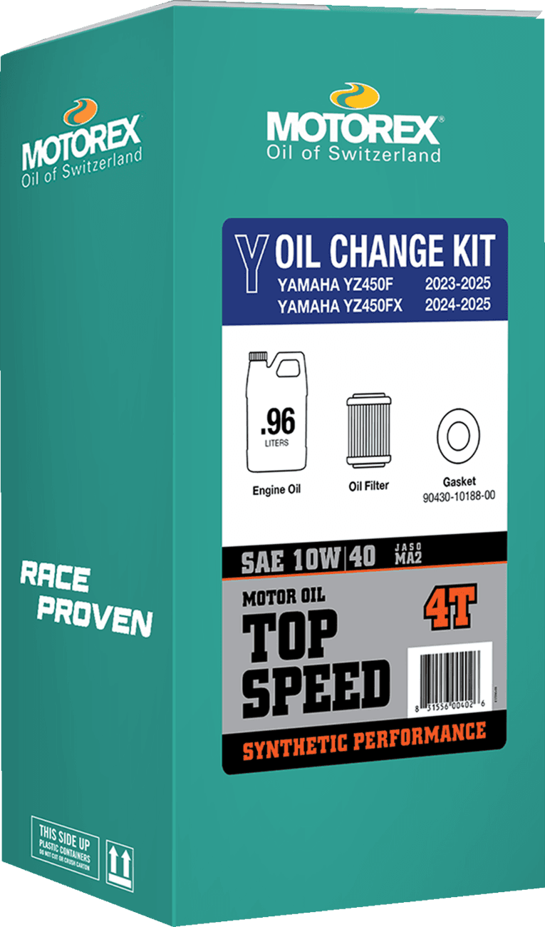 MOTOREX 3601-0943 Oil Change Kit - Yamaha YZ 450 - 10W-40 — image 1 of 2